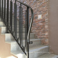 Economical interior minimalist wrought iron balustrades & handrails for patio stair railing